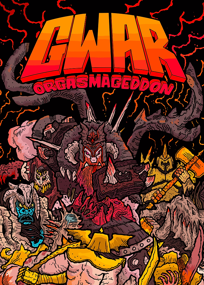 GWAR Orgasmageddon Poster