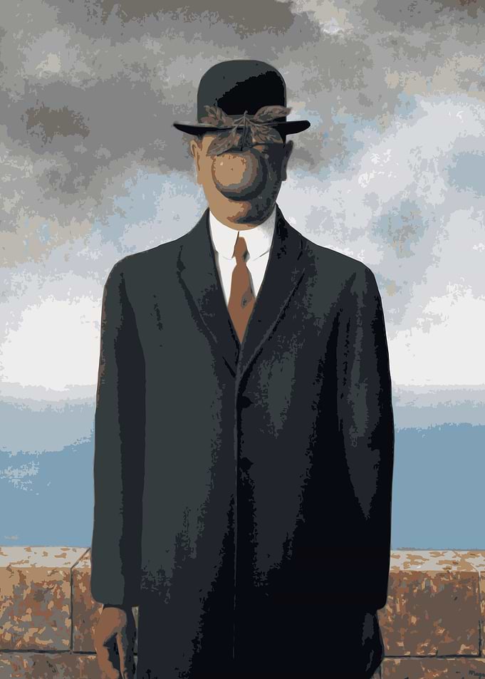 Man with an Apple