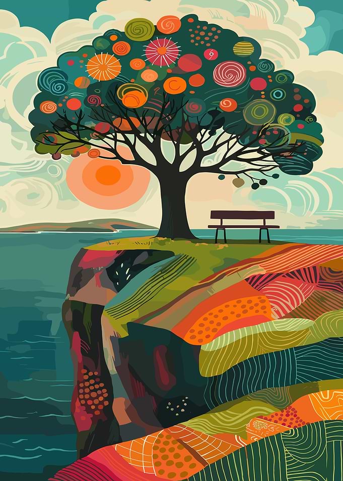 Abstract Tree on Cliff