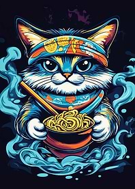 Ramen Cat