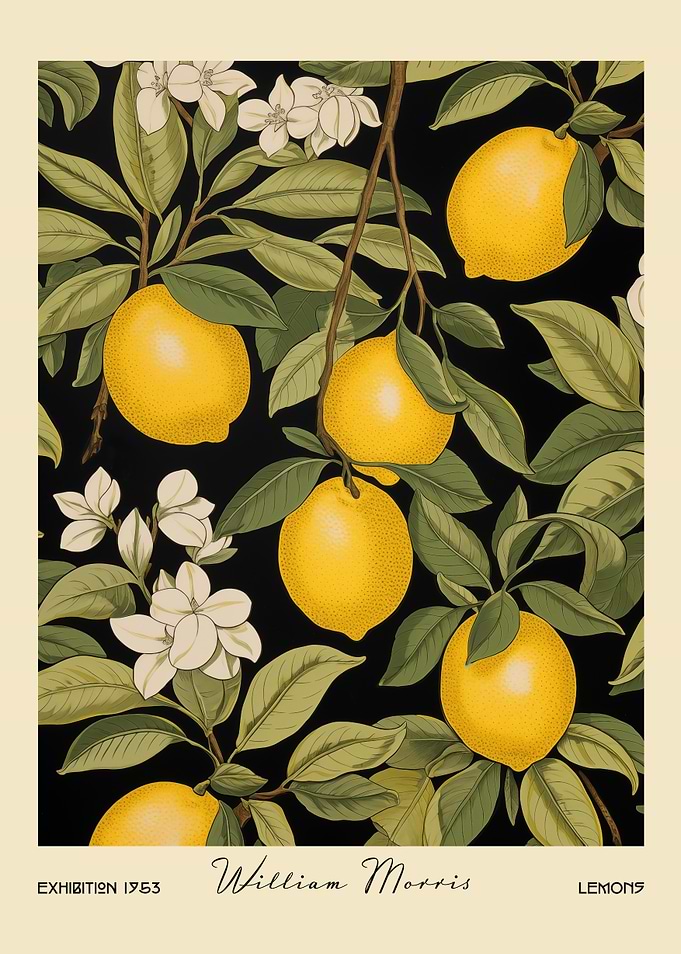 William Morris Lemon Kitchen