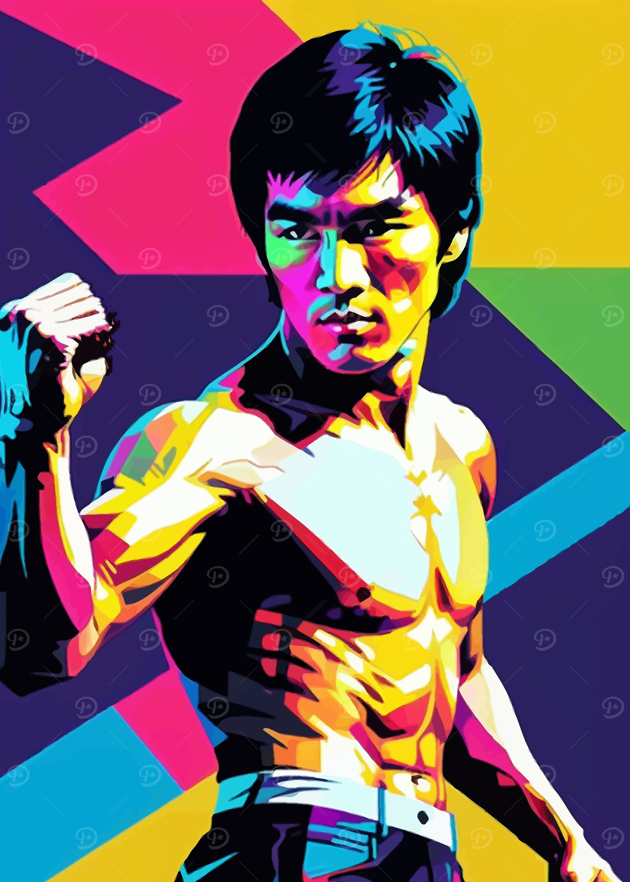 Bruce Lee Pop Art