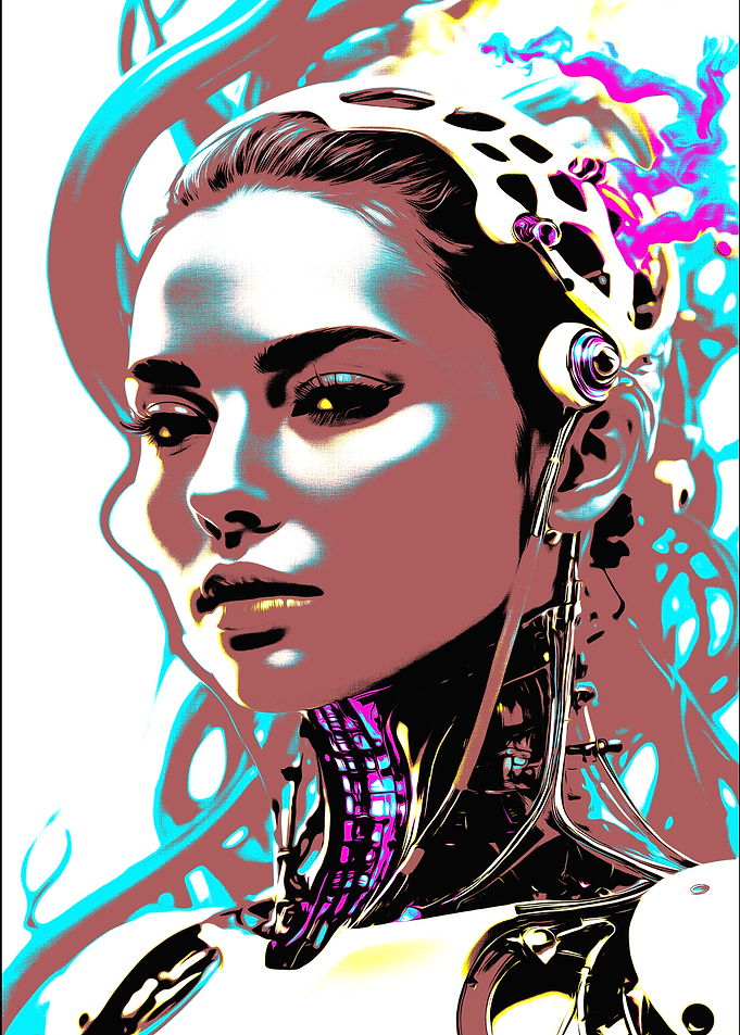 Cyberpunk Woman Portrait