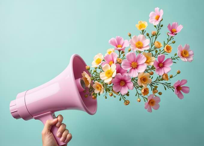 Flowers From a Megaphone