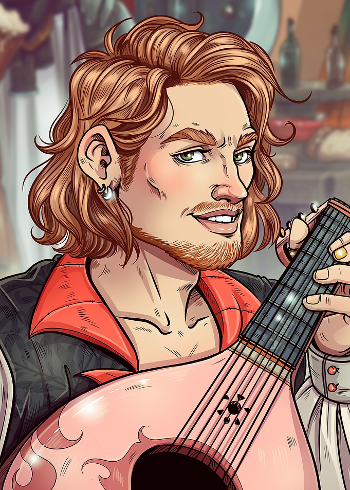 Bard with Lute