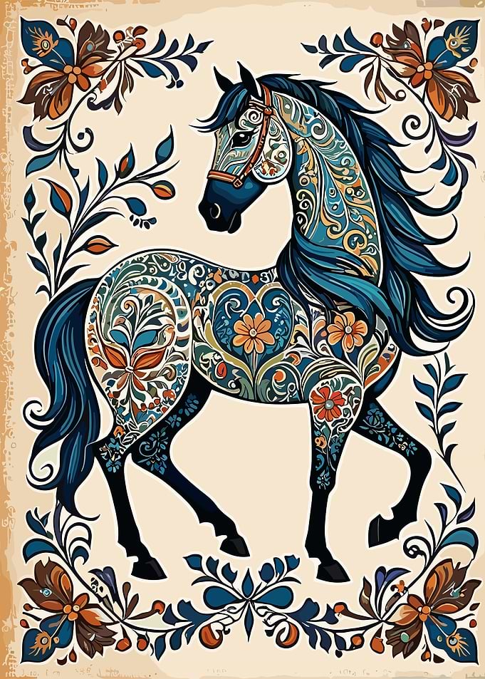 Ornamental Horse Art