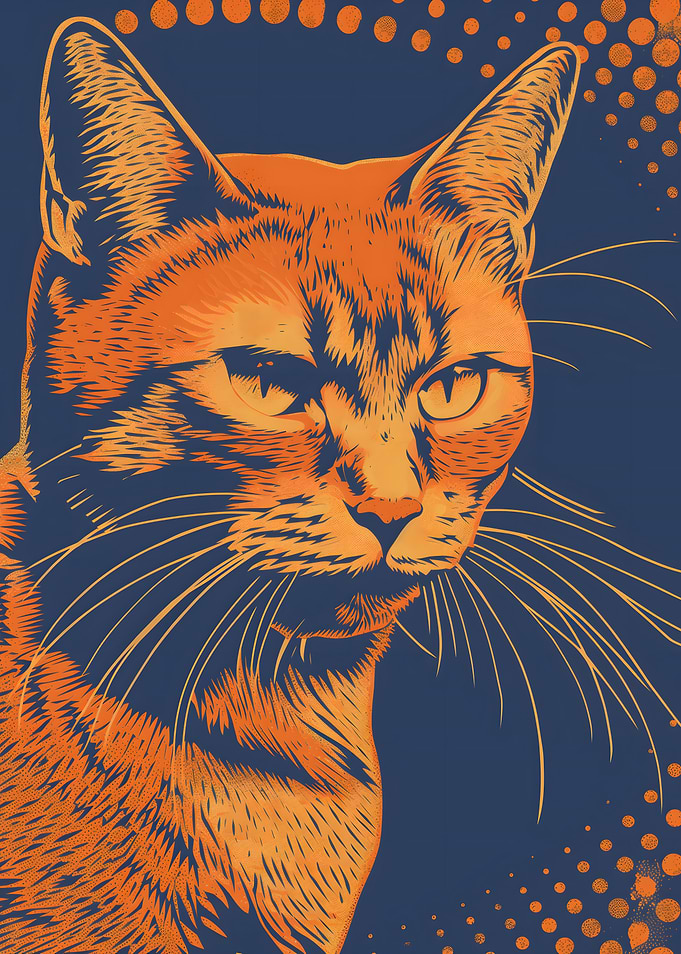 Orange Cat Portrait