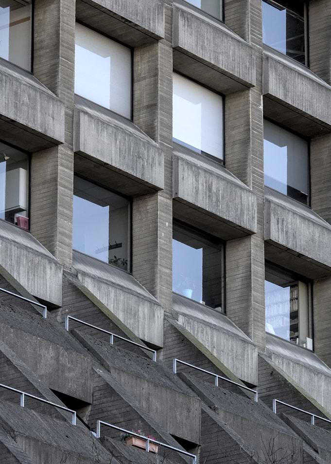 Concrete Building Facade