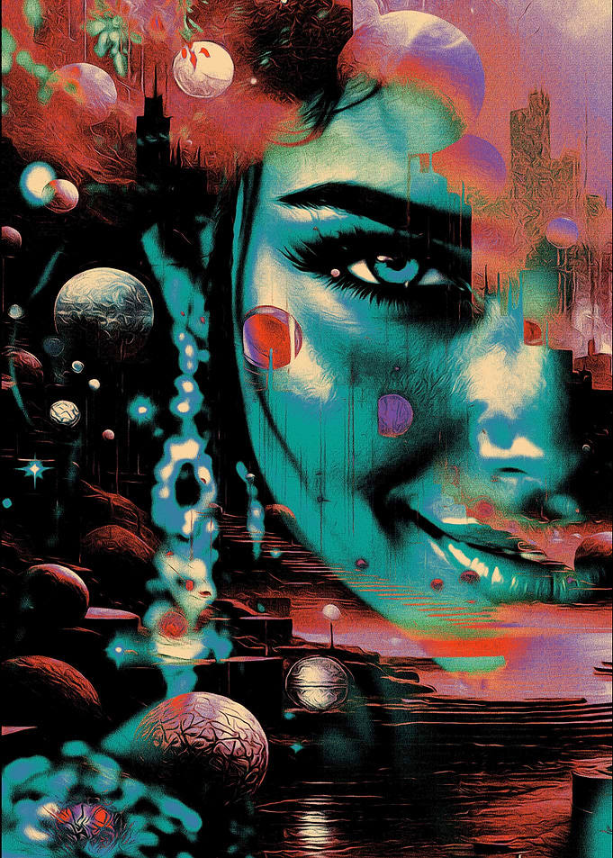 Cosmic Woman Portrait