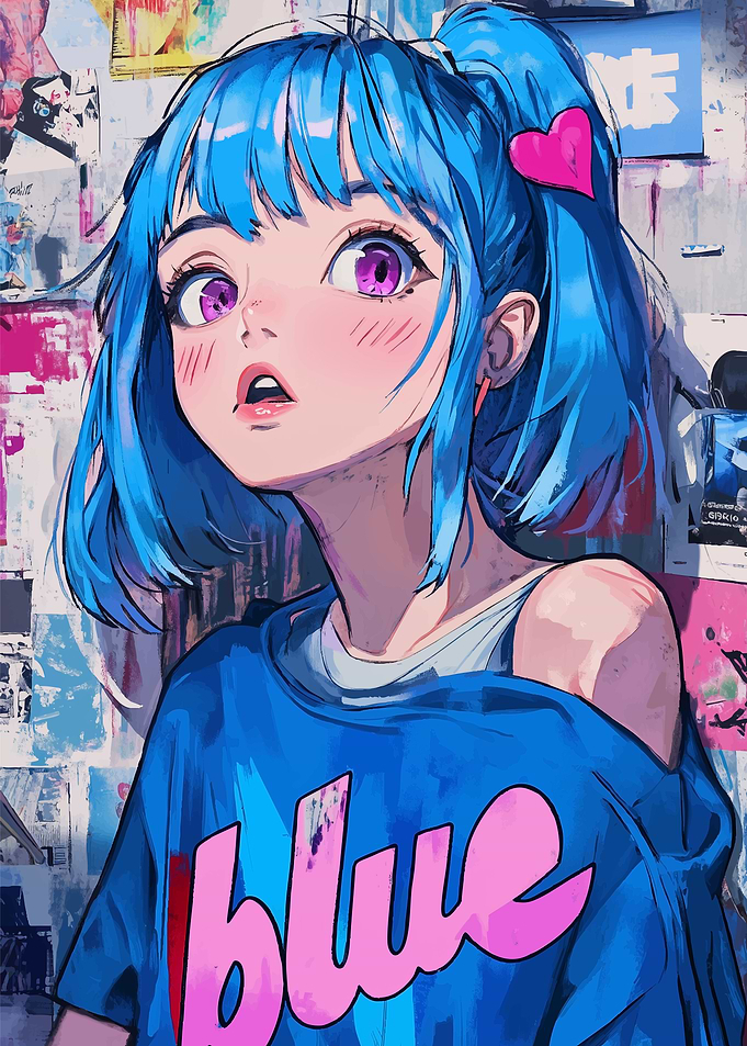 Blue Hair Girl