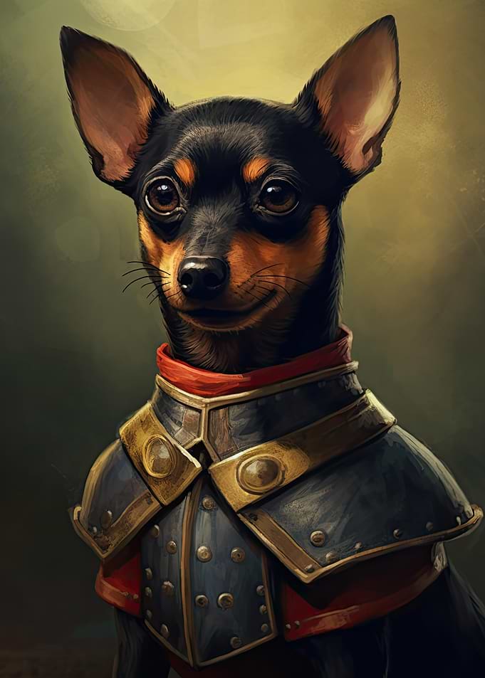 Miniature Pinscher Knight