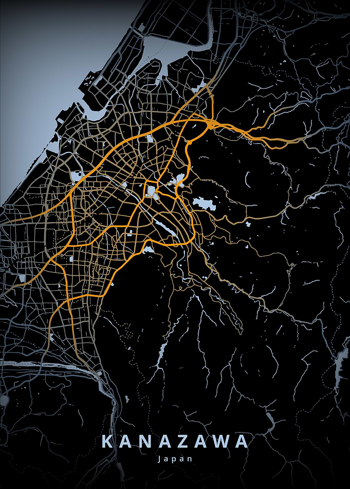 Kanazawa City Map
