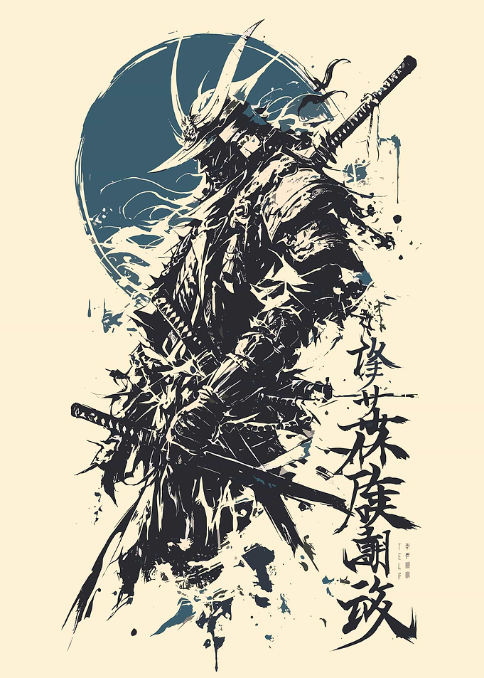 Samurai Warrior Art Print
