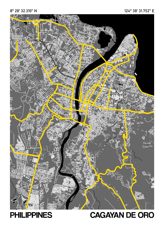 Cagayan De Oro City Street Map