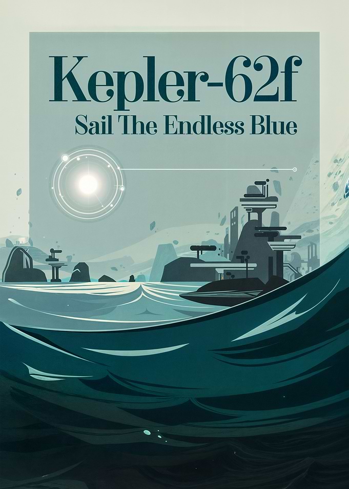 Kepler-62f: Sail the Endless Blue