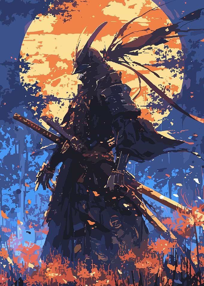 Samurai Under Moonlight