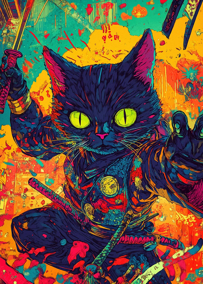 Ninja Cat Artwork