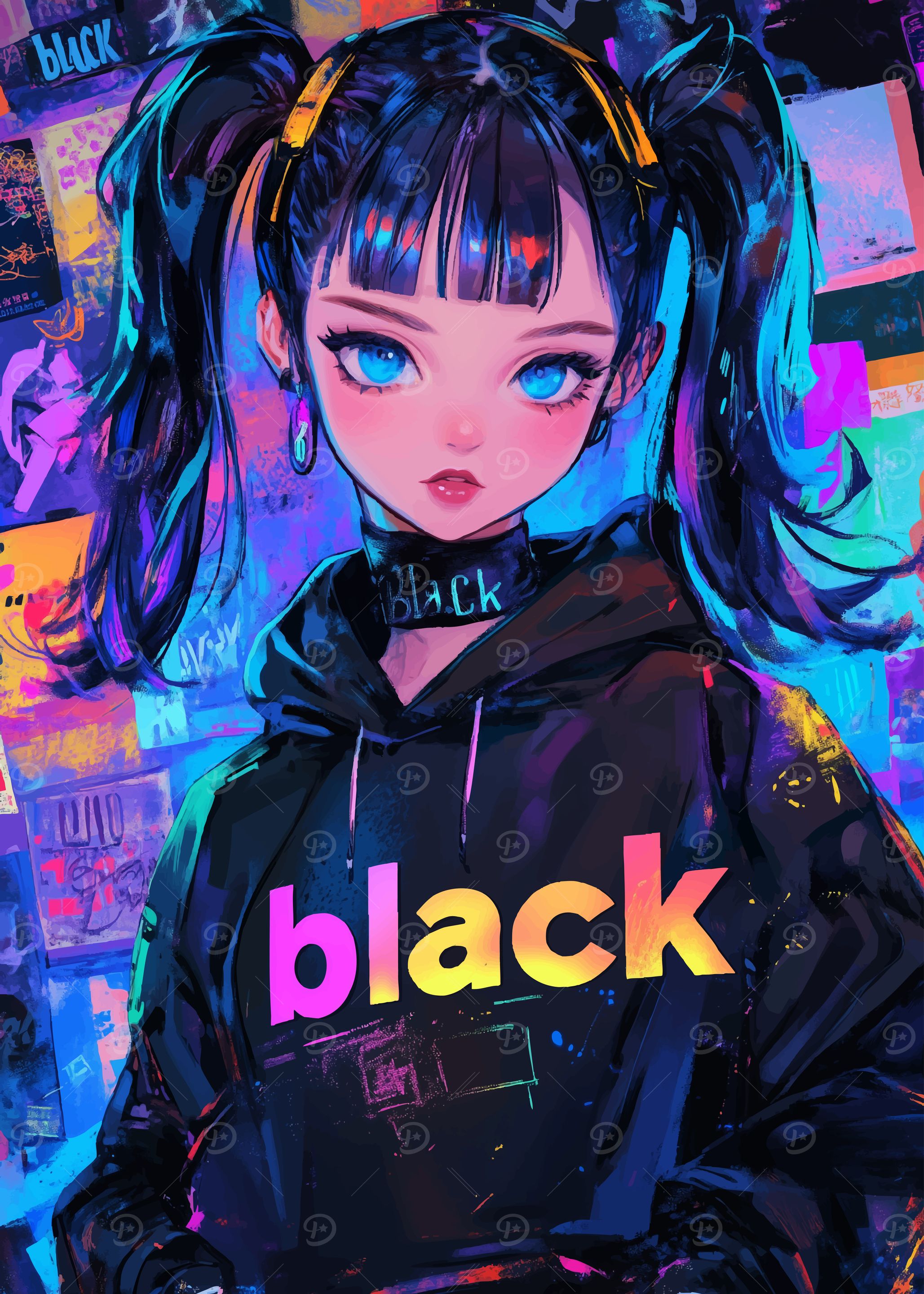 Anime Girl in Black