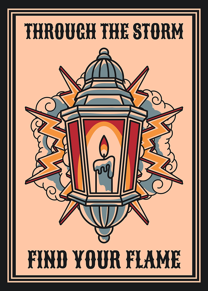 Vintage Lantern & Storm Art