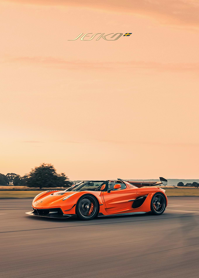 Orange Koenigsegg Jesko