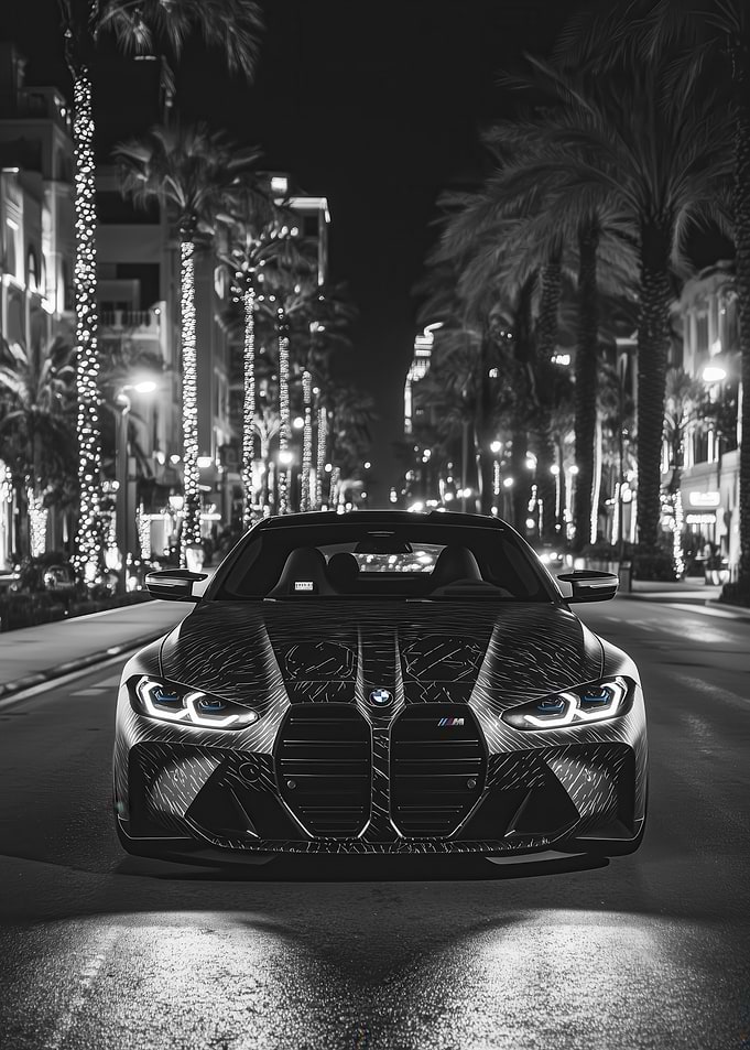 BMW M4 Night Drive