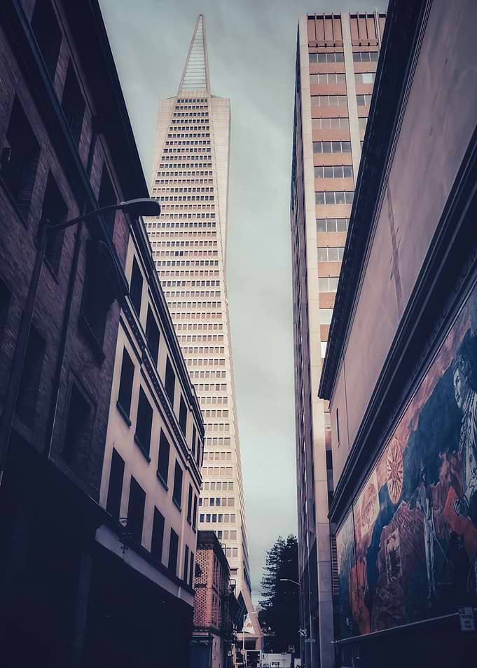Transamerica Pyramid Alleyway