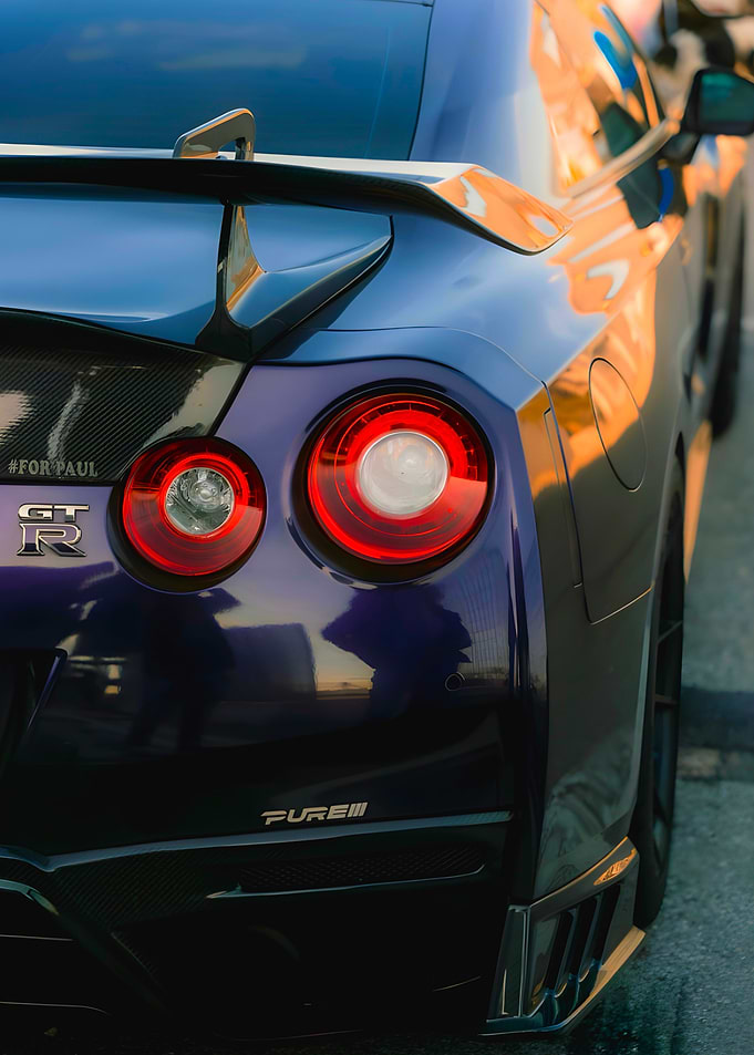 Nissan GT-R Rear View
