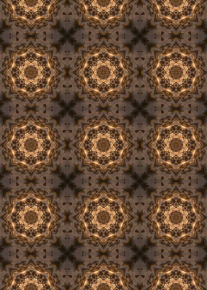 Golden Mandala Pattern