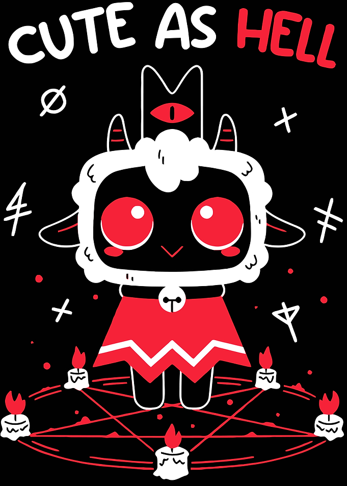 Cute As Hell Devil Sheep