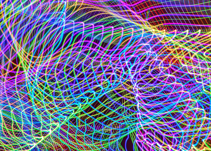 Abstract Light Trails
