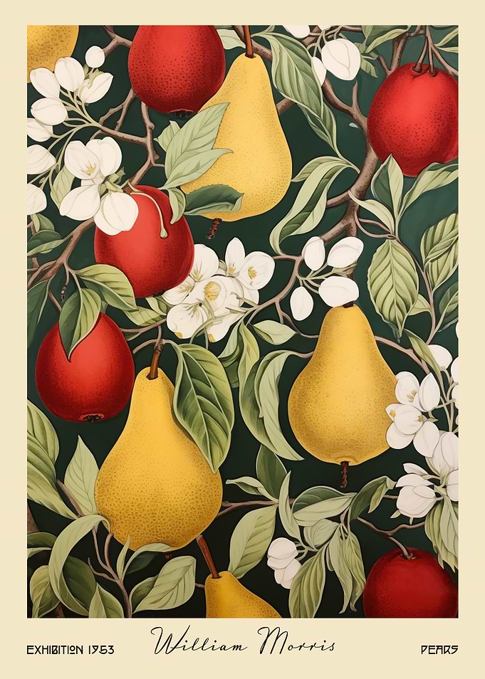 William Morris Pears Kitchen