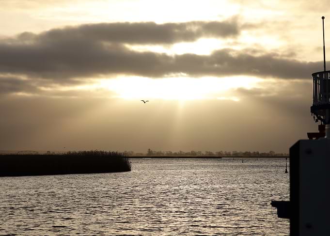 Sunset Over Water