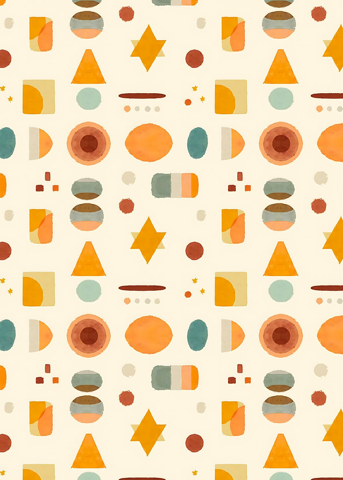 Pastel Minimalist Watercolor Shapes
