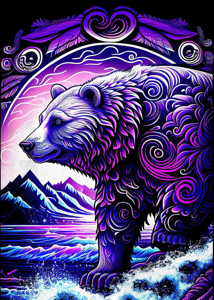 Bear Floral Design