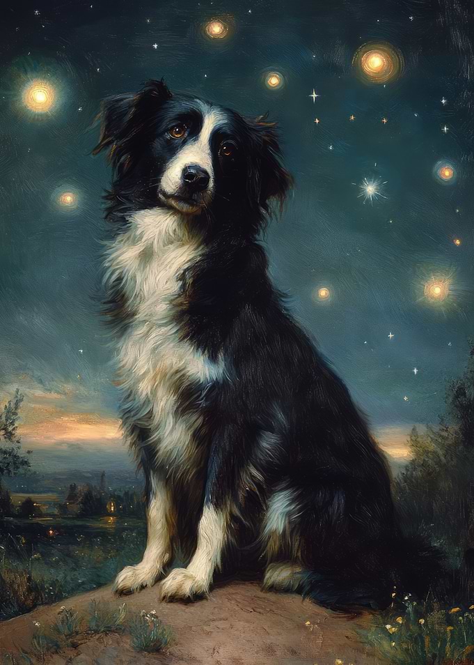 Dog Under the Stars