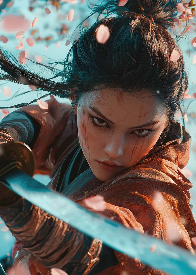 Samurai Warrior Woman