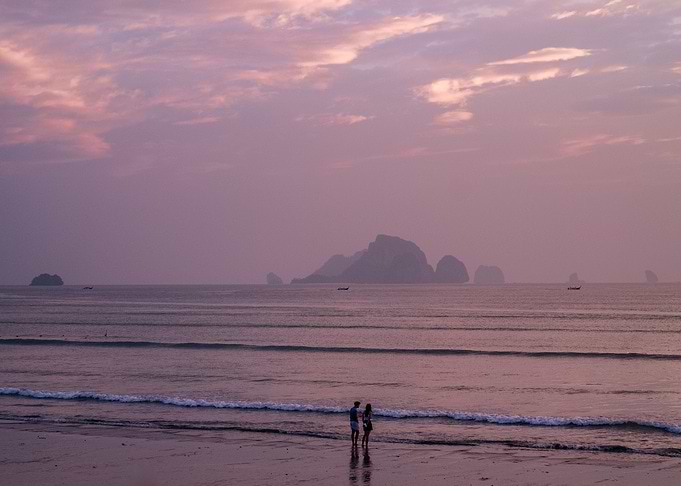 Pink Sunset Beach