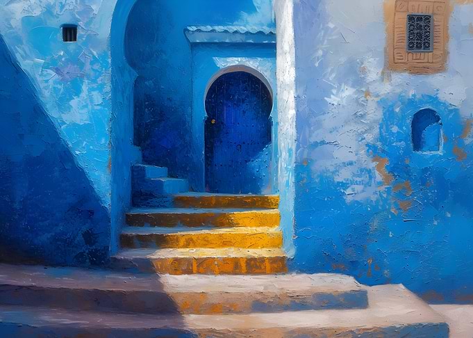 Blue Moroccan Doorway