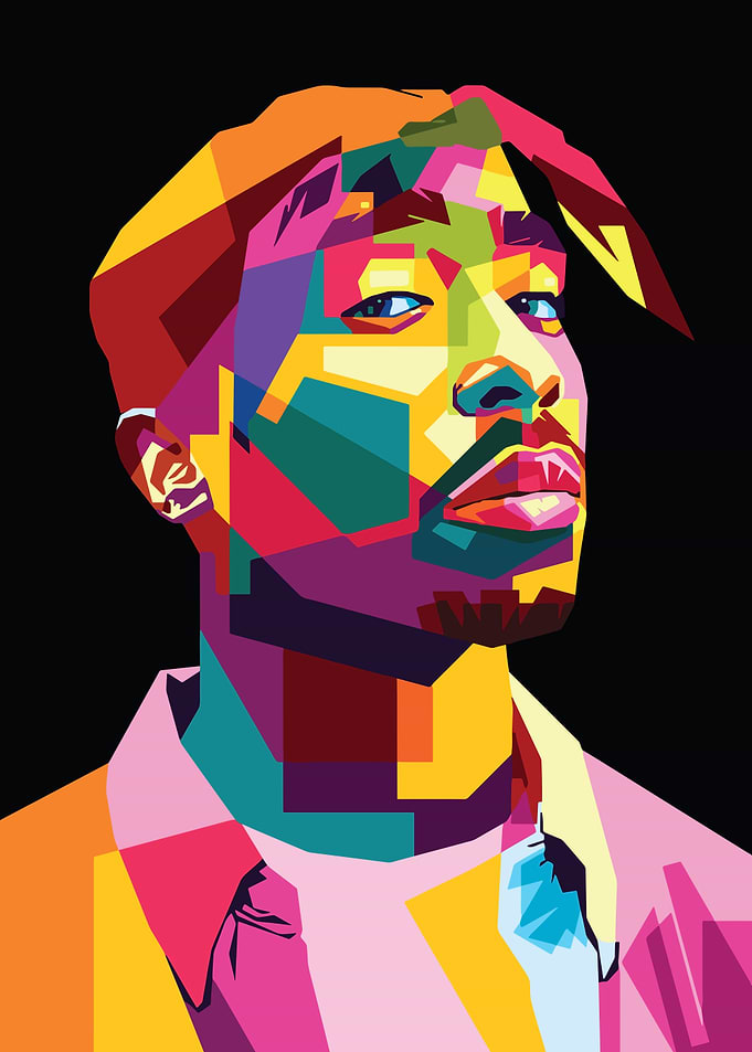 Tupac Pop Art Portrait