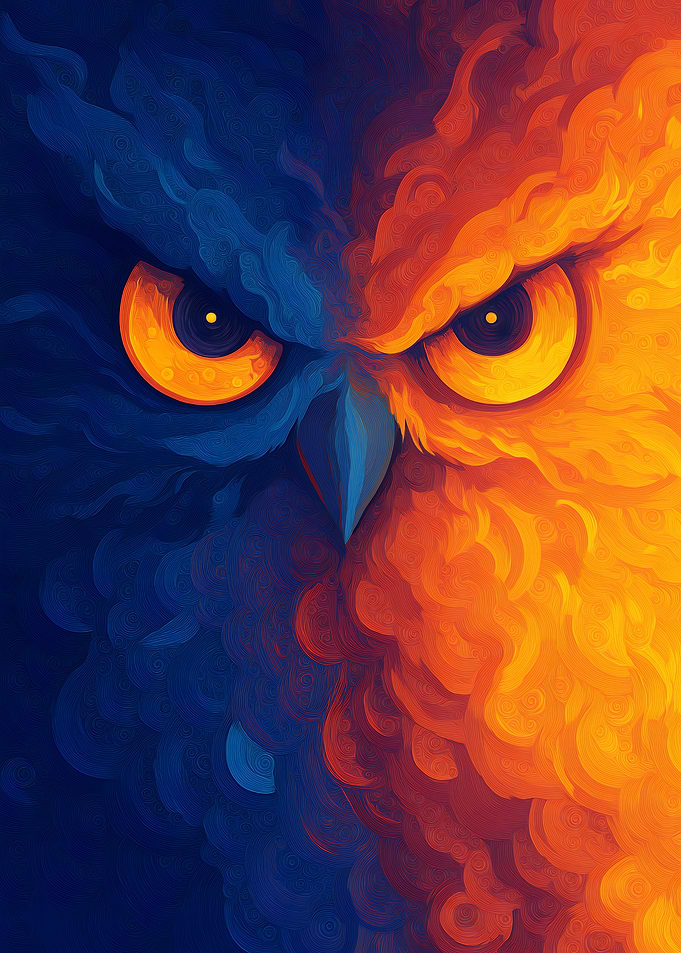 Owl Eyes Digital Art