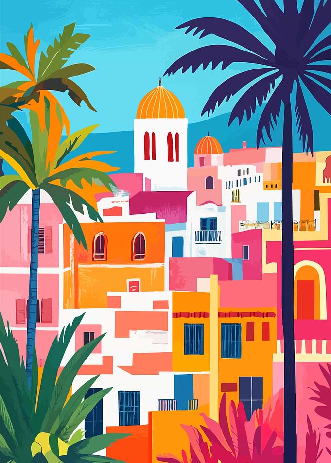 Tunisia Cityscape