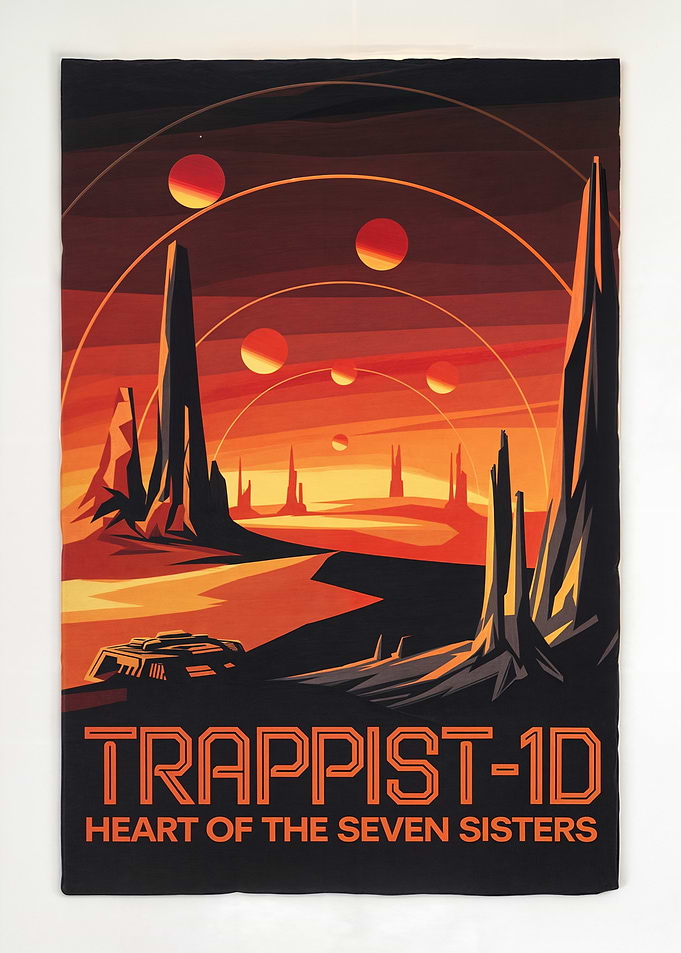 Trappist-1D Poster
