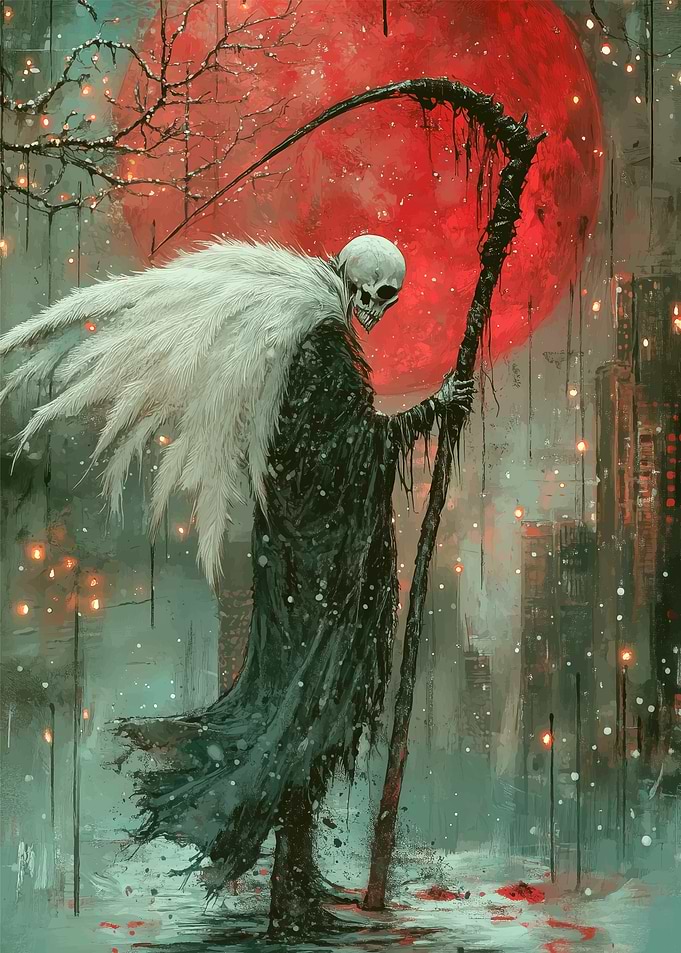 Grim Reaper in Snow