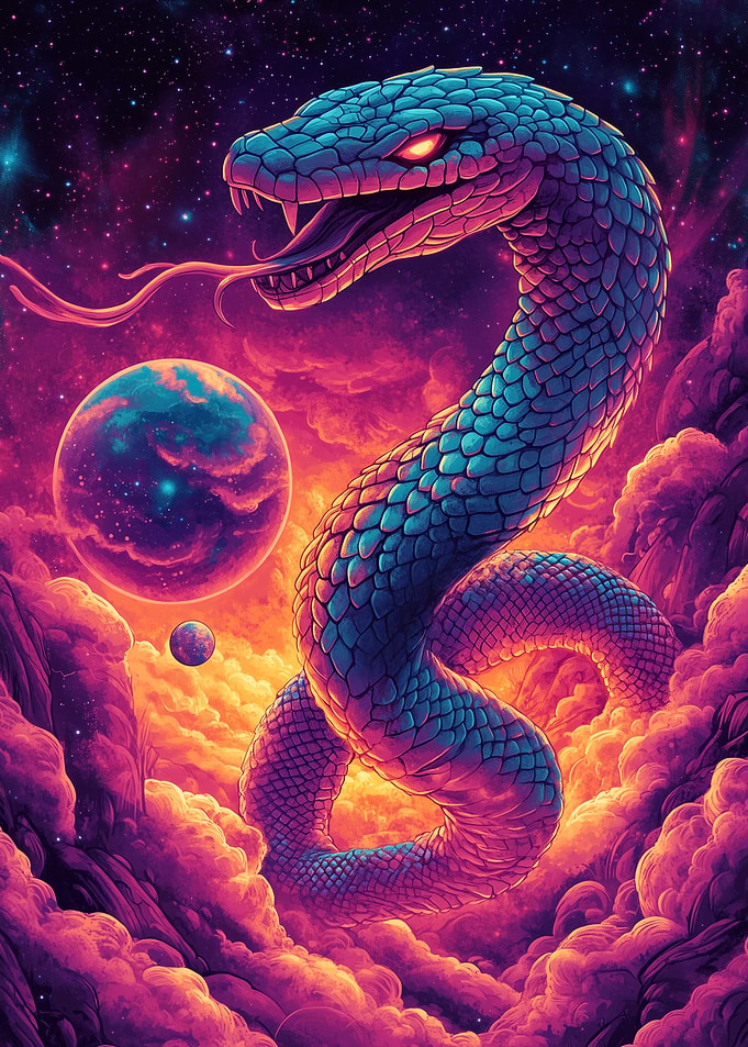 Cosmic Serpent of the Stellar Abyss