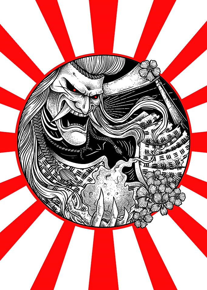 Japanese Demon Warrior