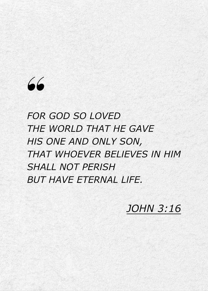 John 3:16 Bible Verse