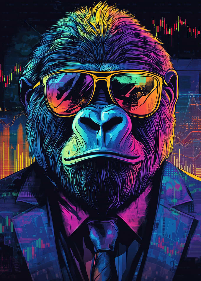 Gorilla in Sunglasses