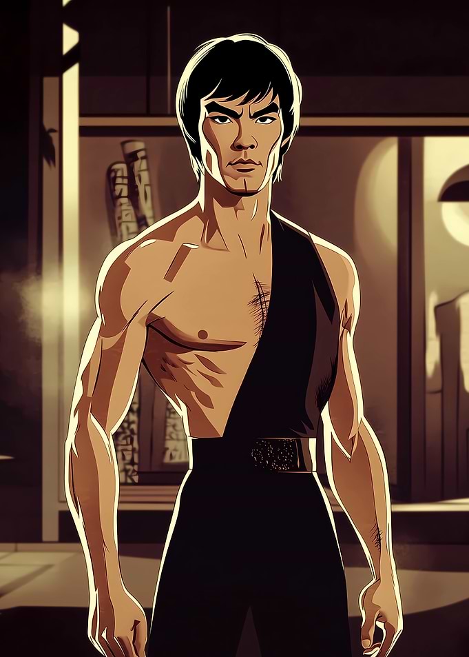 Bruce Lee Illustration