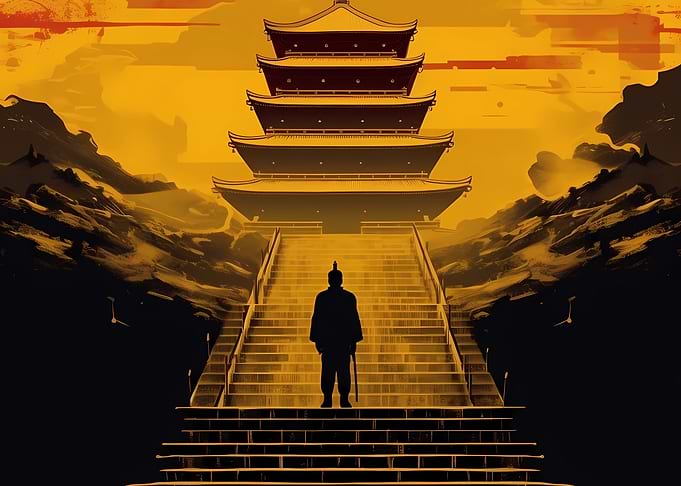 Silhouette at Pagoda