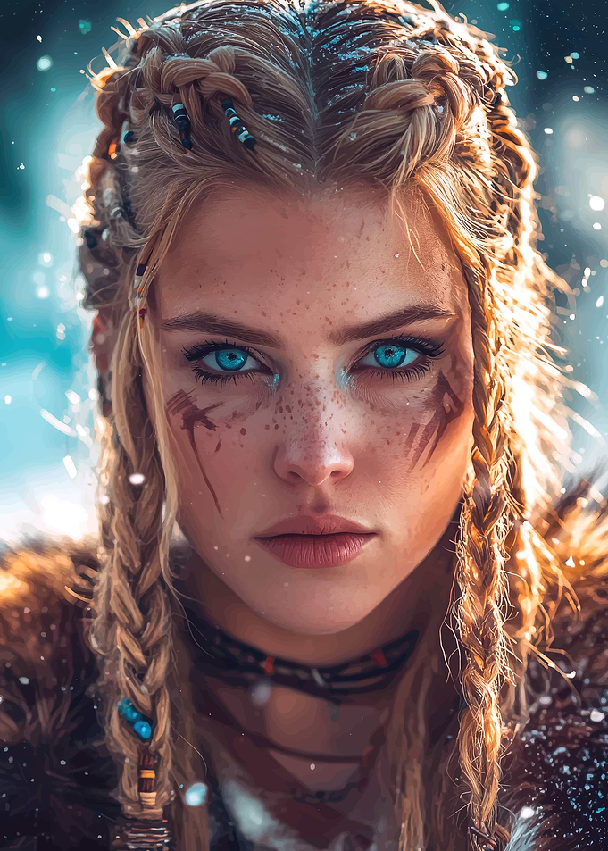 Warrior Woman Portrait